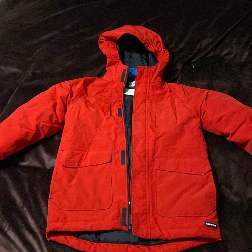 Lands End Kids Squall Waterproof Insulated 3 in 1 Parka